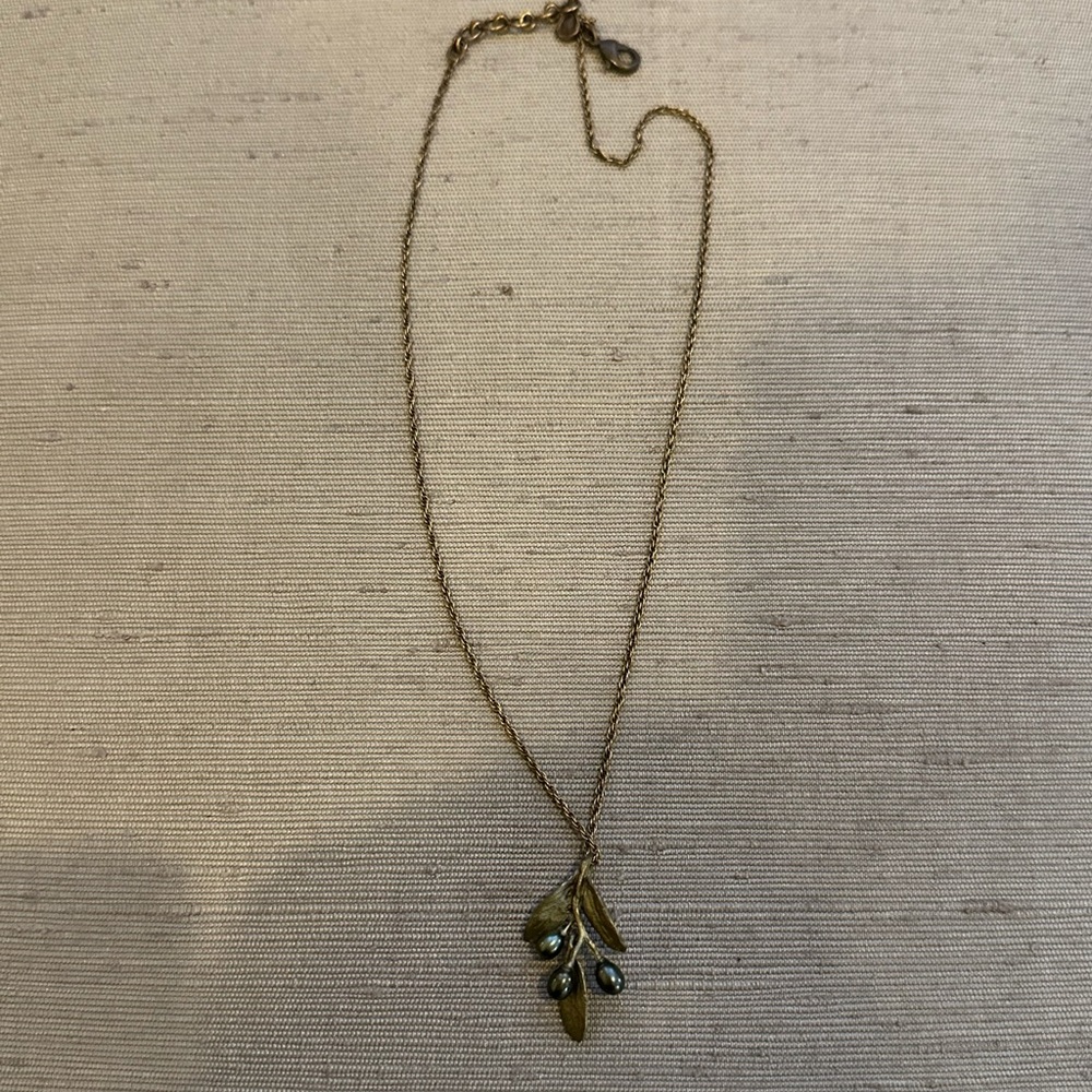 Michael Michaud Olive Pendant Necklace